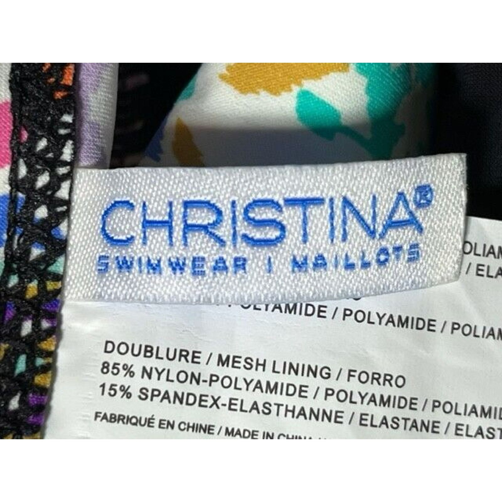 Other Christina Bikini Swim Bottom Womens 16 Aztec Fold Over Black Size XXL / US 16-18 / IT 52-54 - 5 Thumbnail