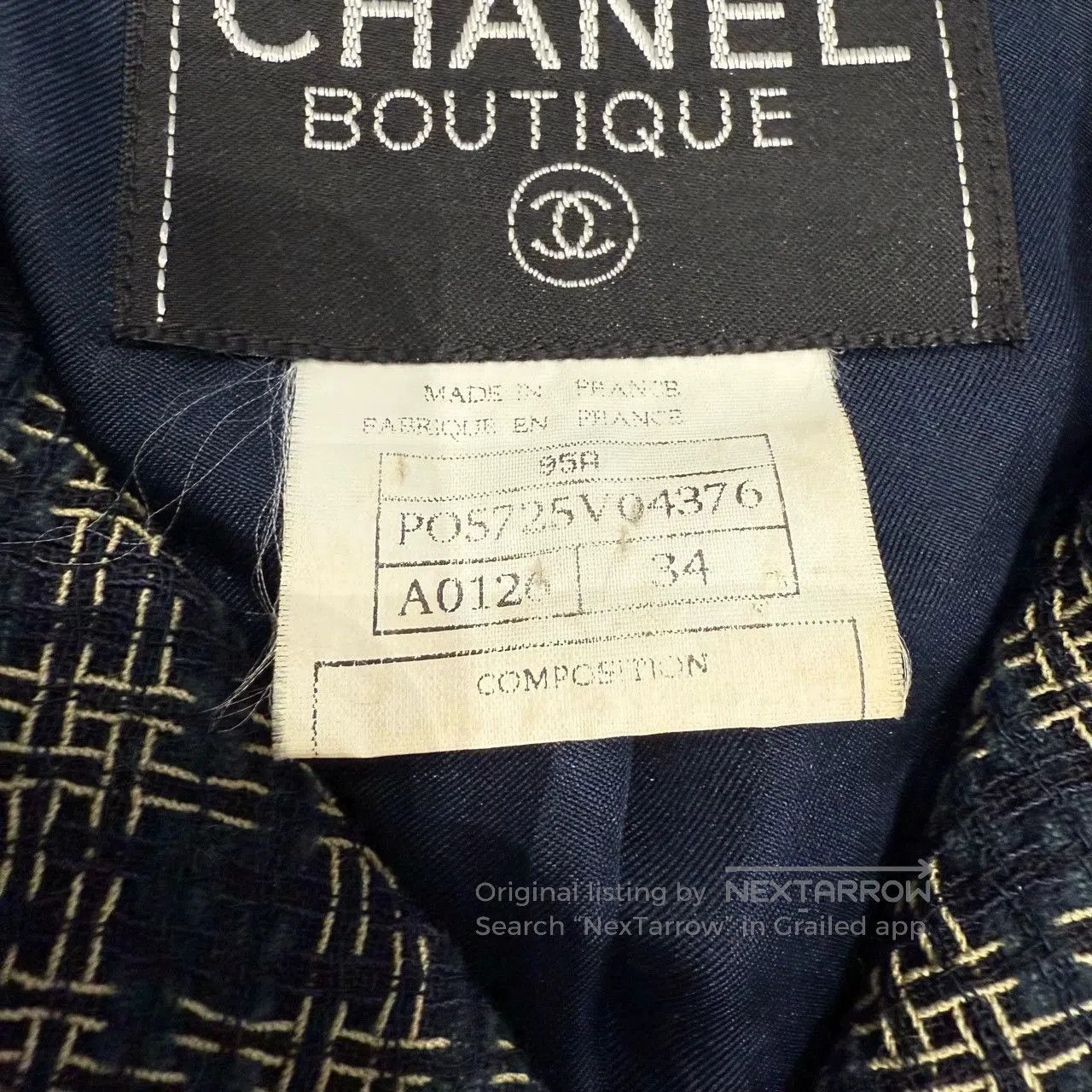 Chanel chanel long plaid blazer size 34. Size XS / US 0-2 / IT 36-38 - 6 Thumbnail