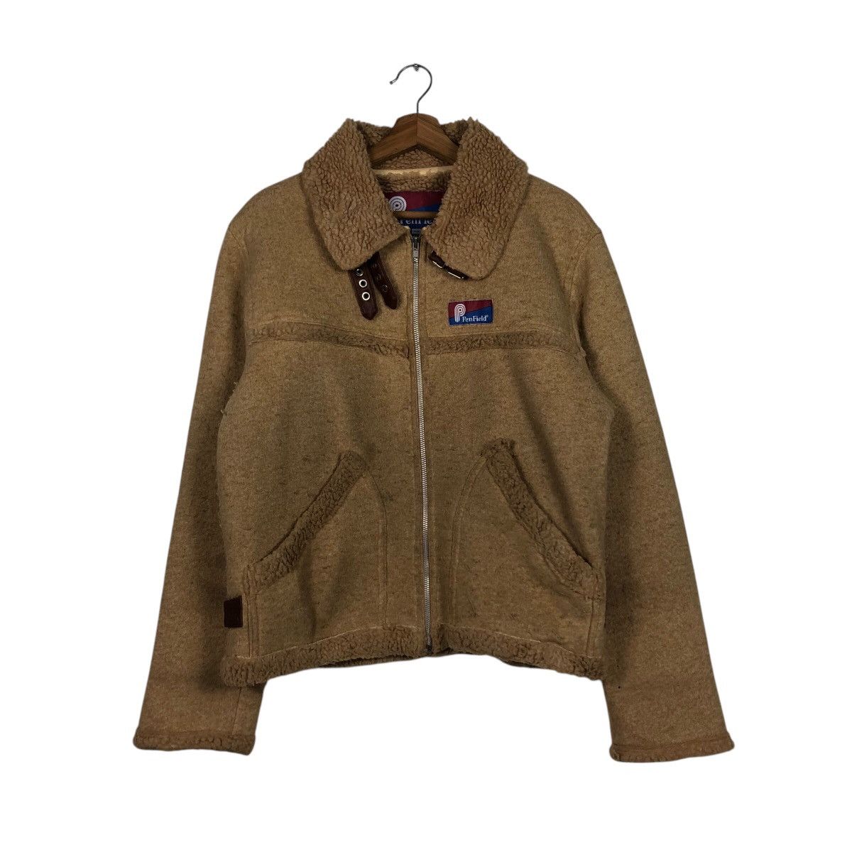 Japanese Brand 📌Vintage Dip Pile Sherpa Fleece Jacket Penfield Size US M / EU 48-50 / 2 - 2 Thumbnail