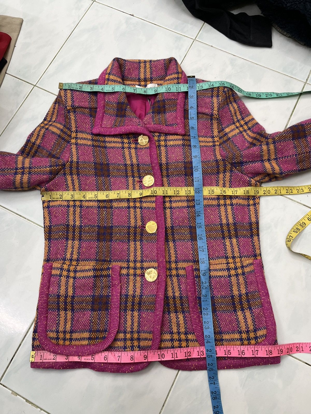 Yves Saint Laurent 🔥🔥🔥STEALS YVES SAINT LAURENT TWEED JACKET Size M / US 6-8 / IT 42-44 - 17 Thumbnail