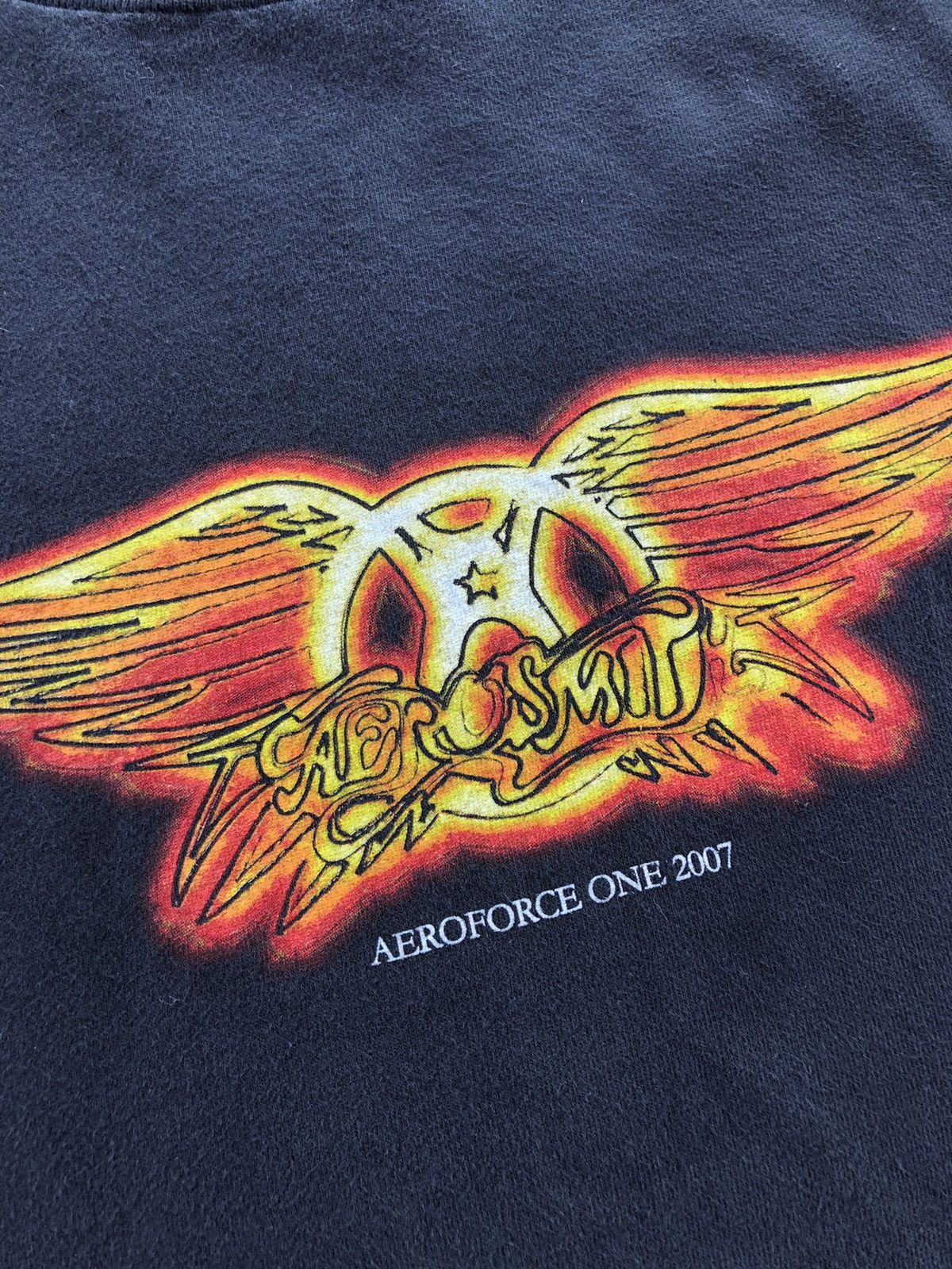 Band Tees Aerosmith Aerofoce One 2007 Size US XXL / EU 58 / 5 - 16 Thumbnail
