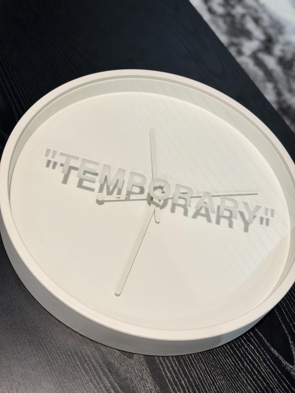 Ikea Virgil Abloh x IKEA MARKERAD Temporary Wall Clock Off-White Size ONE SIZE - 7 Thumbnail