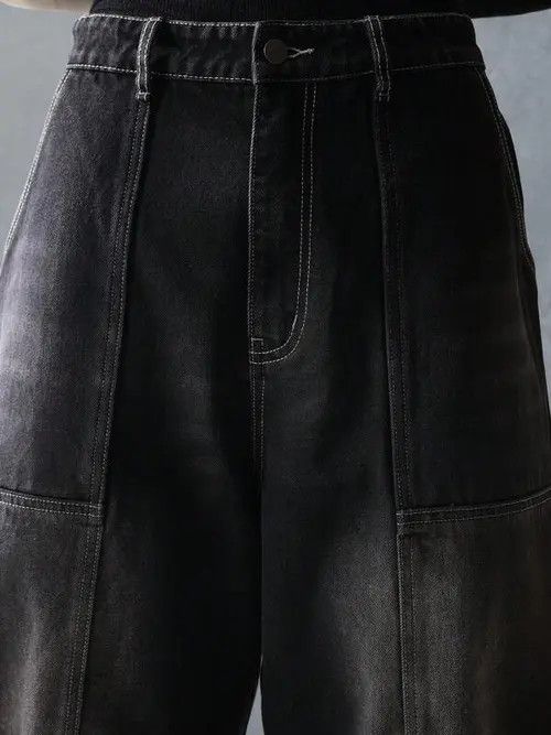 Jean × Vintage Skater 90s Retro Jeans Denim Size US 32 / EU 48 - 2 Thumbnail