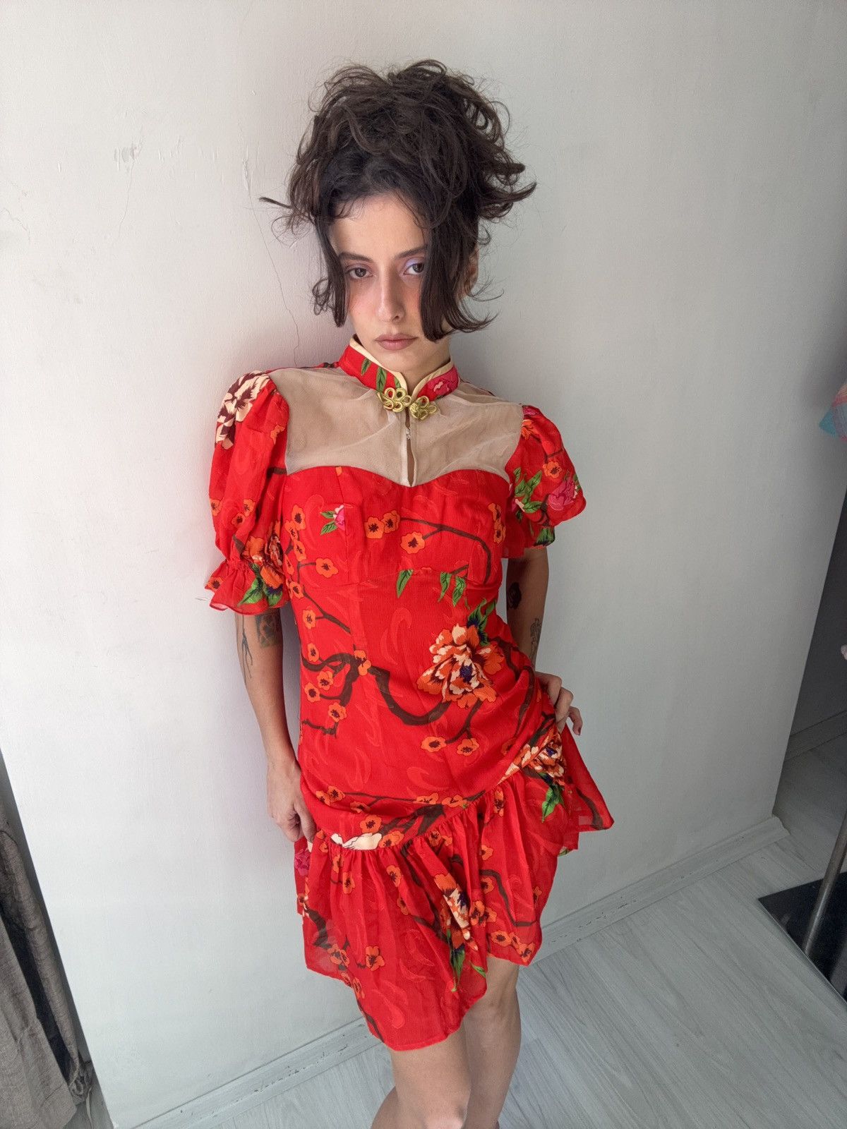 Vintage Asian dress Size M / US 6-8 / IT 42-44 - 2 Thumbnail