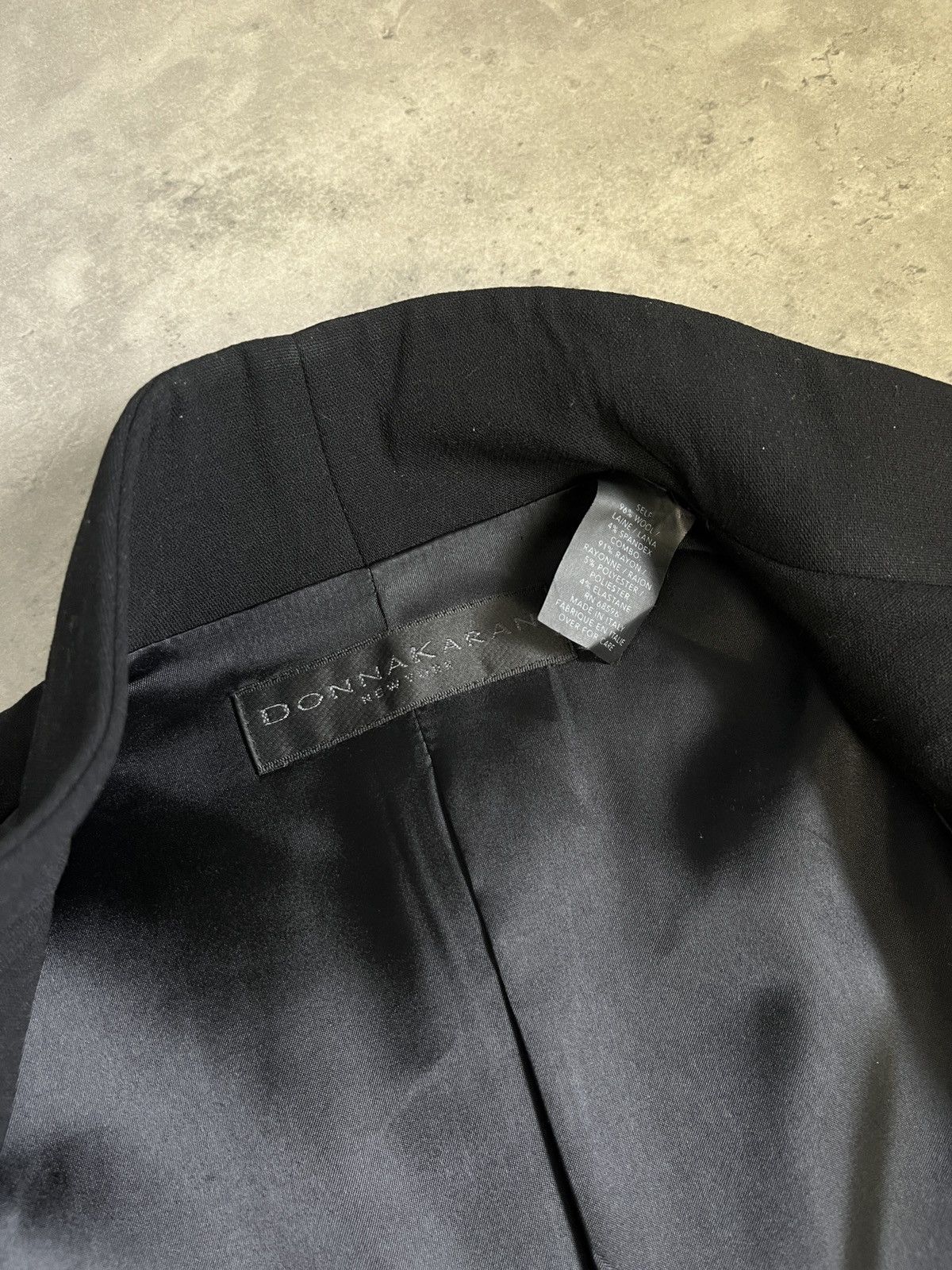 Donna Karan Donna Karan New York Archive Asymmetric Wool Coat Size L / US 10 / IT 46 - 13 Thumbnail