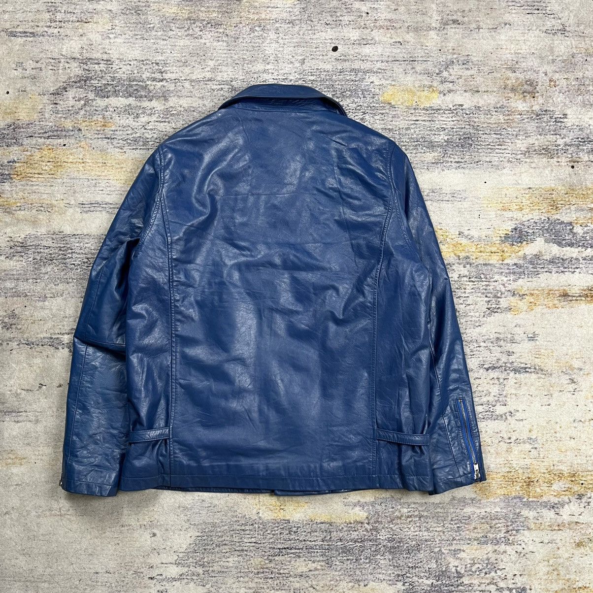 Stussy Vintage 2000s stussy riders leather jacket Size US L / EU 52-54 / 3 - 4 Thumbnail