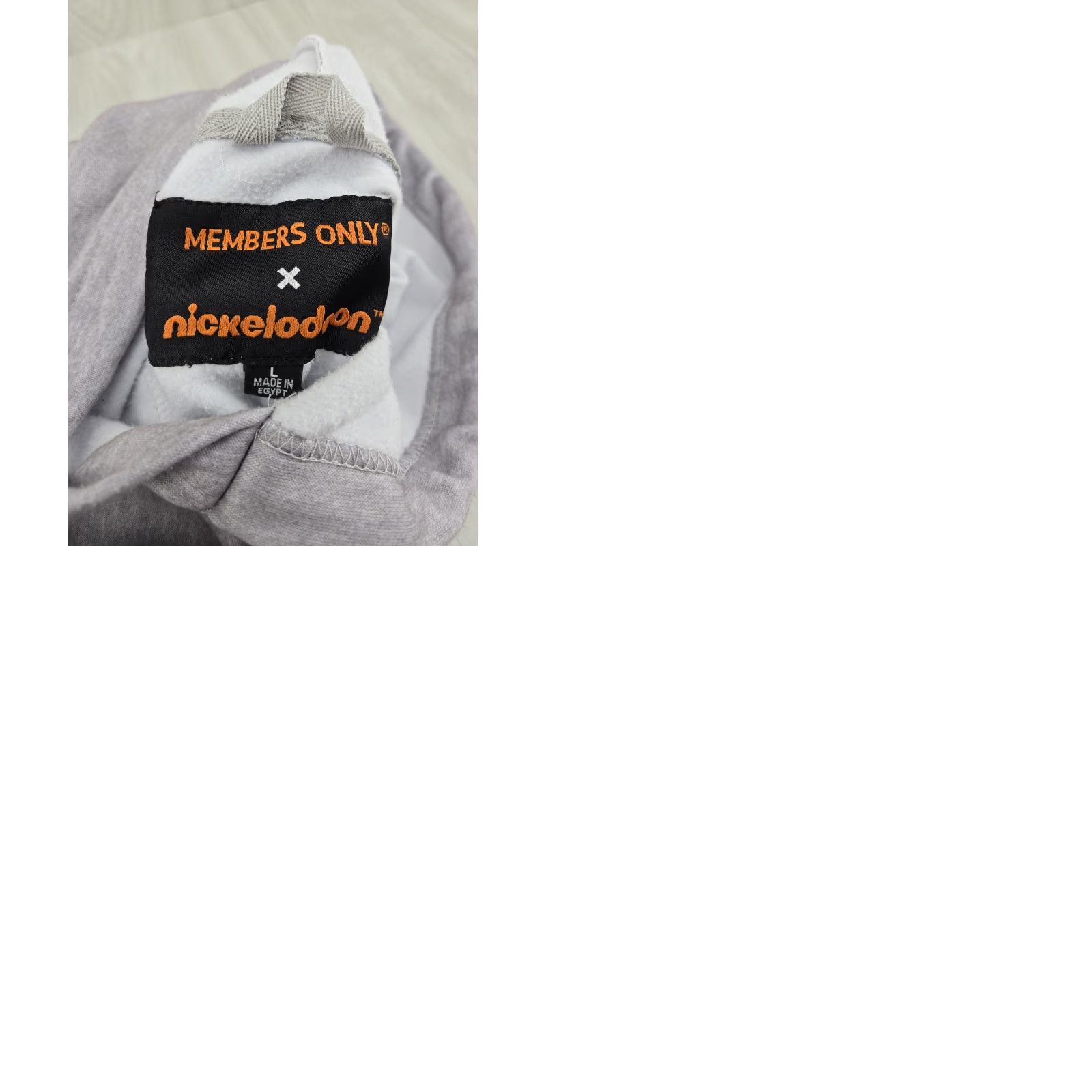 Members Only Members Only x Nickelodeon Hoodie Men Large Spongebob Patrick Squidward Gray Pullover Hooded Graphic Print Pockets Mens Size US L / EU 52-54 / 3 - 9 Thumbnail