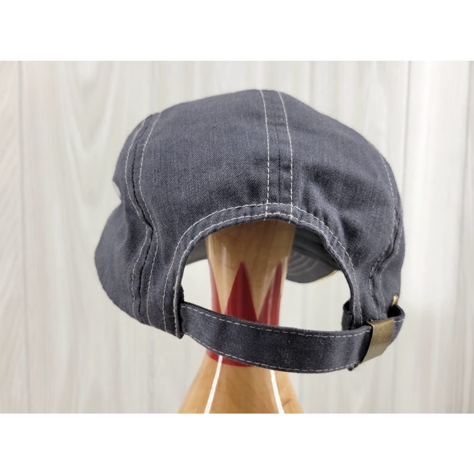 Vintage VINTAGE McDonald's Distressed 5 Panel Cotton Hat Strap Timeless Elements Denim Ball Cap Mens Adjustable Gray Size ONE SIZE - 7 Thumbnail
