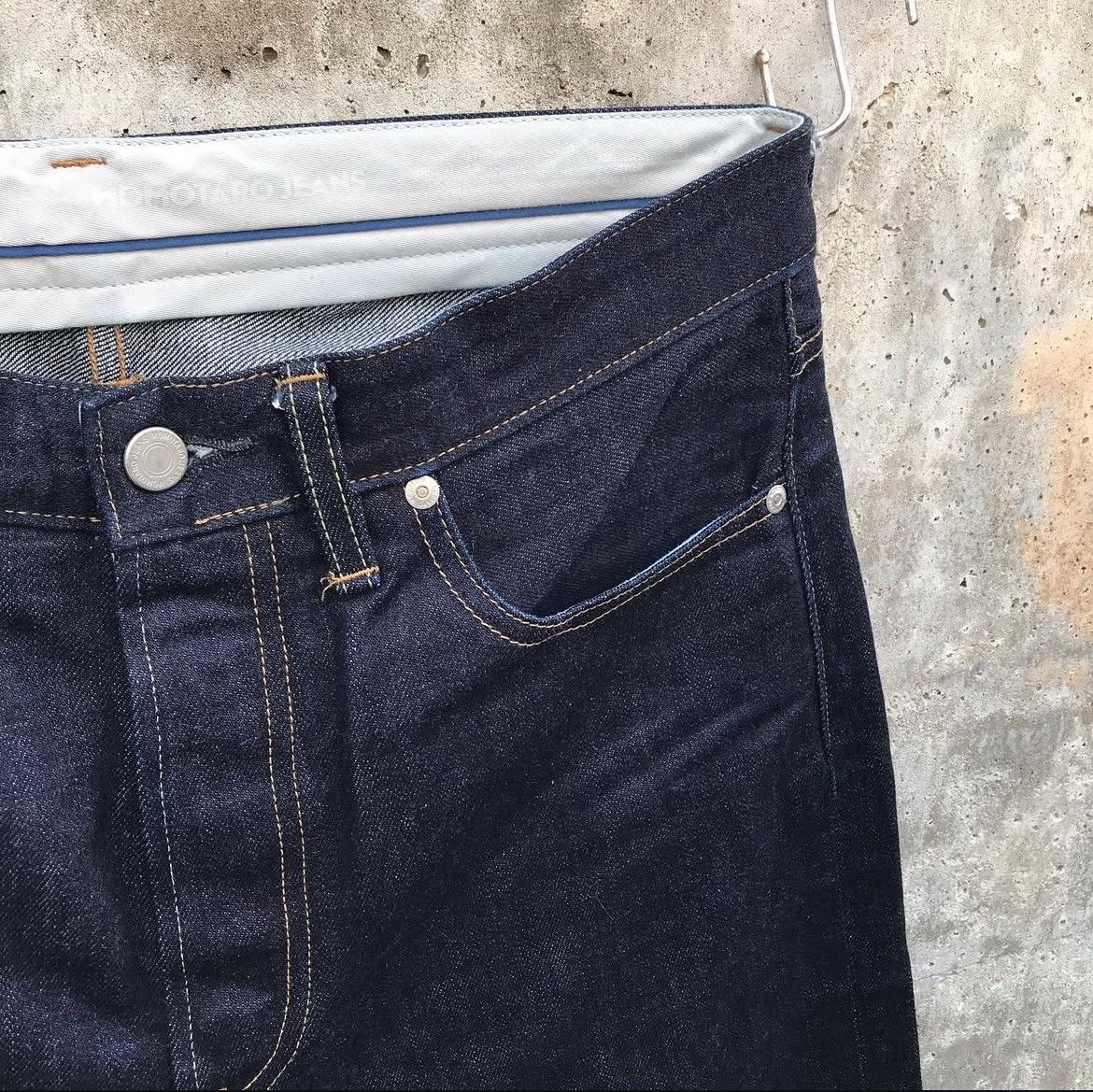 Momotaro Jeans MOMOTARO JEANS ' TOKUNO BLUE ' Wide Straight Fit 14.70z Size US 34 / EU 50 - 10 Thumbnail