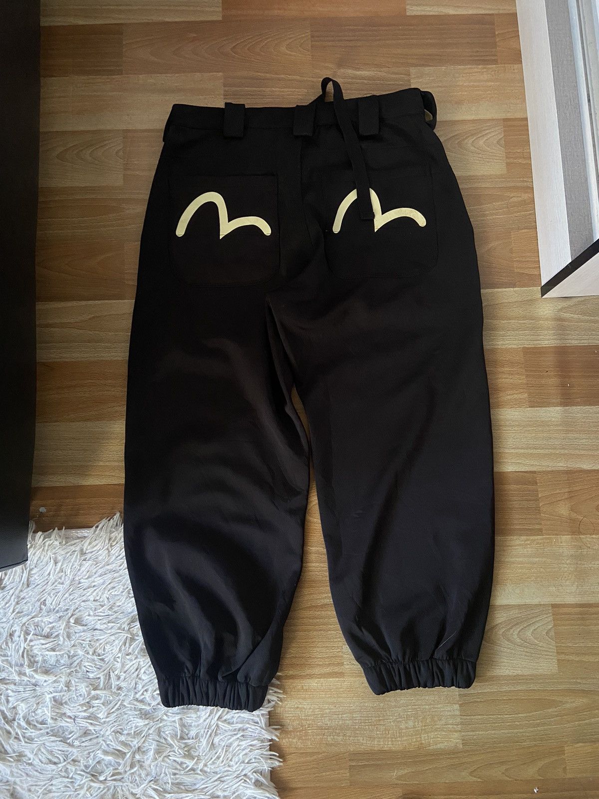 Designer × Evisu × Japanese Brand EVISU SEAGULL JOGGER PAINT WAIST 30 (unisex) Size US 30 / EU 46 - 6 Thumbnail