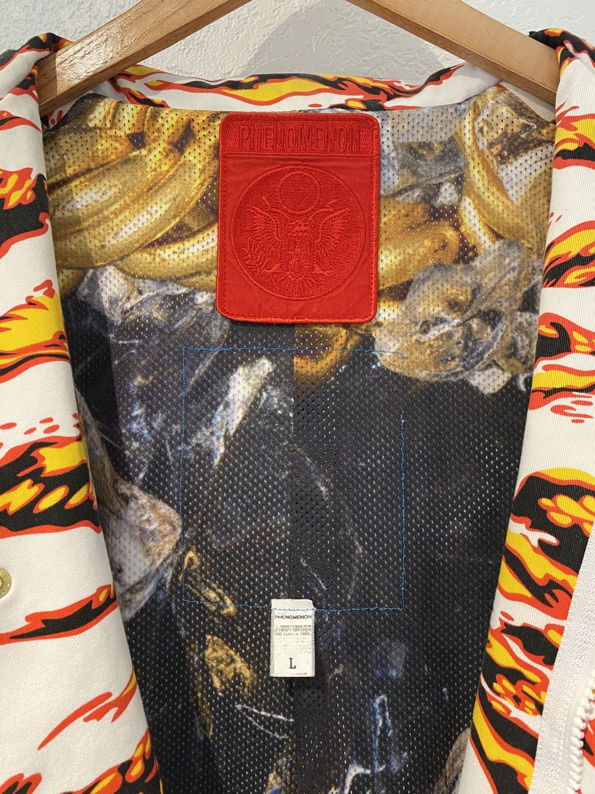 PHENOMENON Phenomenon 2007 Flame Tiger Camo Military M-65 Jacket Size US L / EU 52-54 / 3 - 3 Thumbnail
