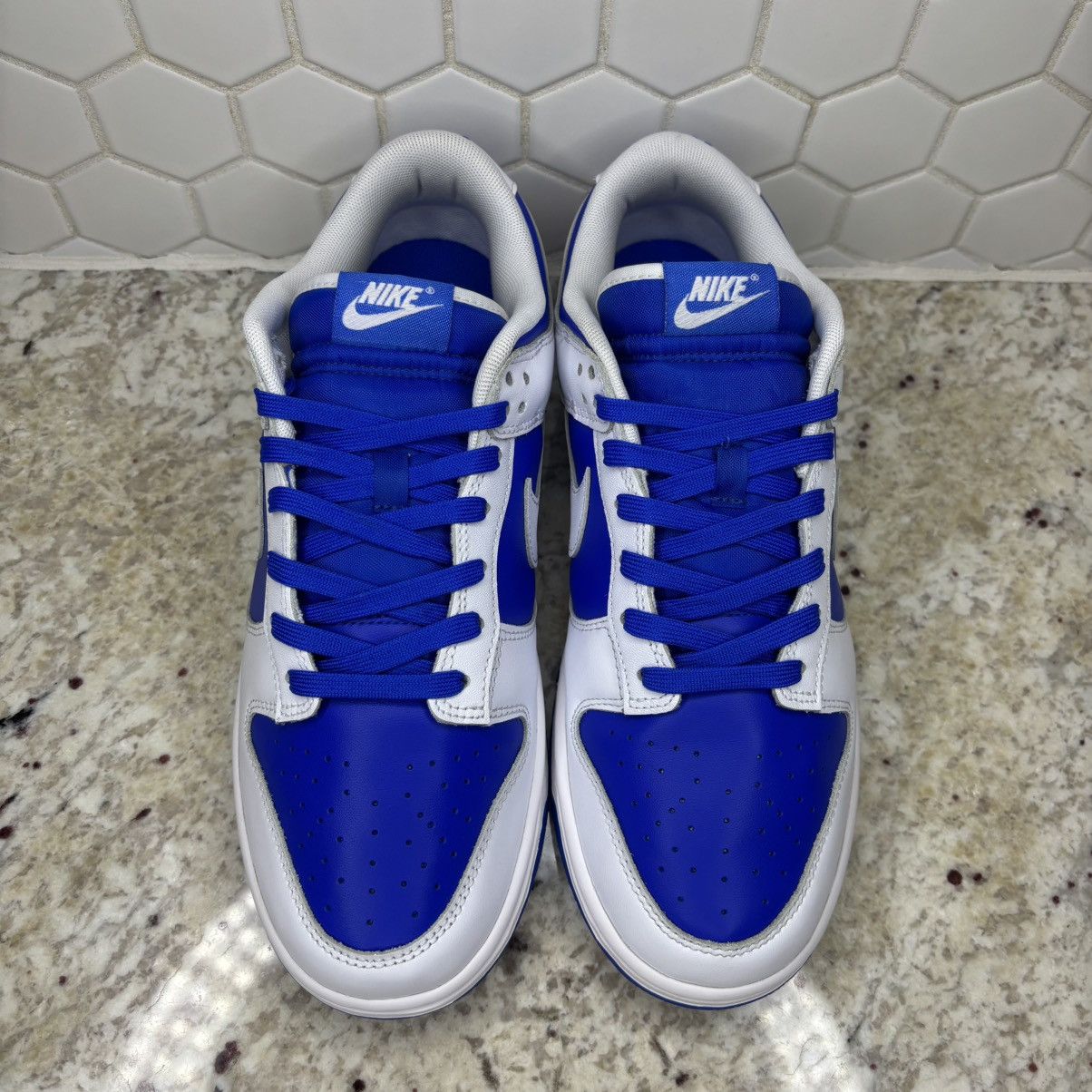 Nike Size 10.5 - Nike Dunk Low Racer Blue white Clean With Box Size US 10.5 / EU 43-44 - 5 Thumbnail