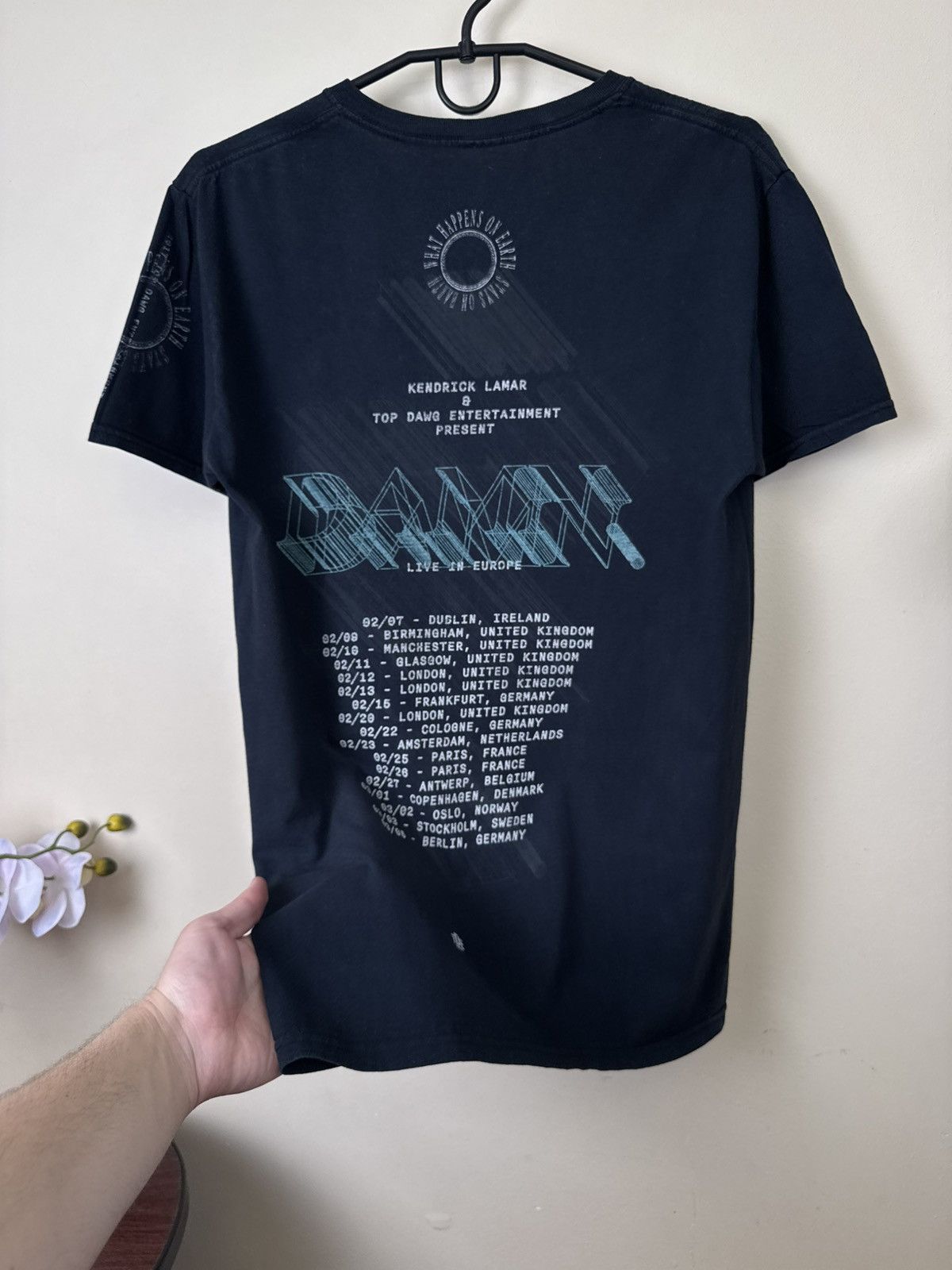 Band Tees Kendrick Lamar Damn Nobody Pray For Me Tour 2017 T Shirt Tee Size US M / EU 48-50 / 2 - 16 Thumbnail
