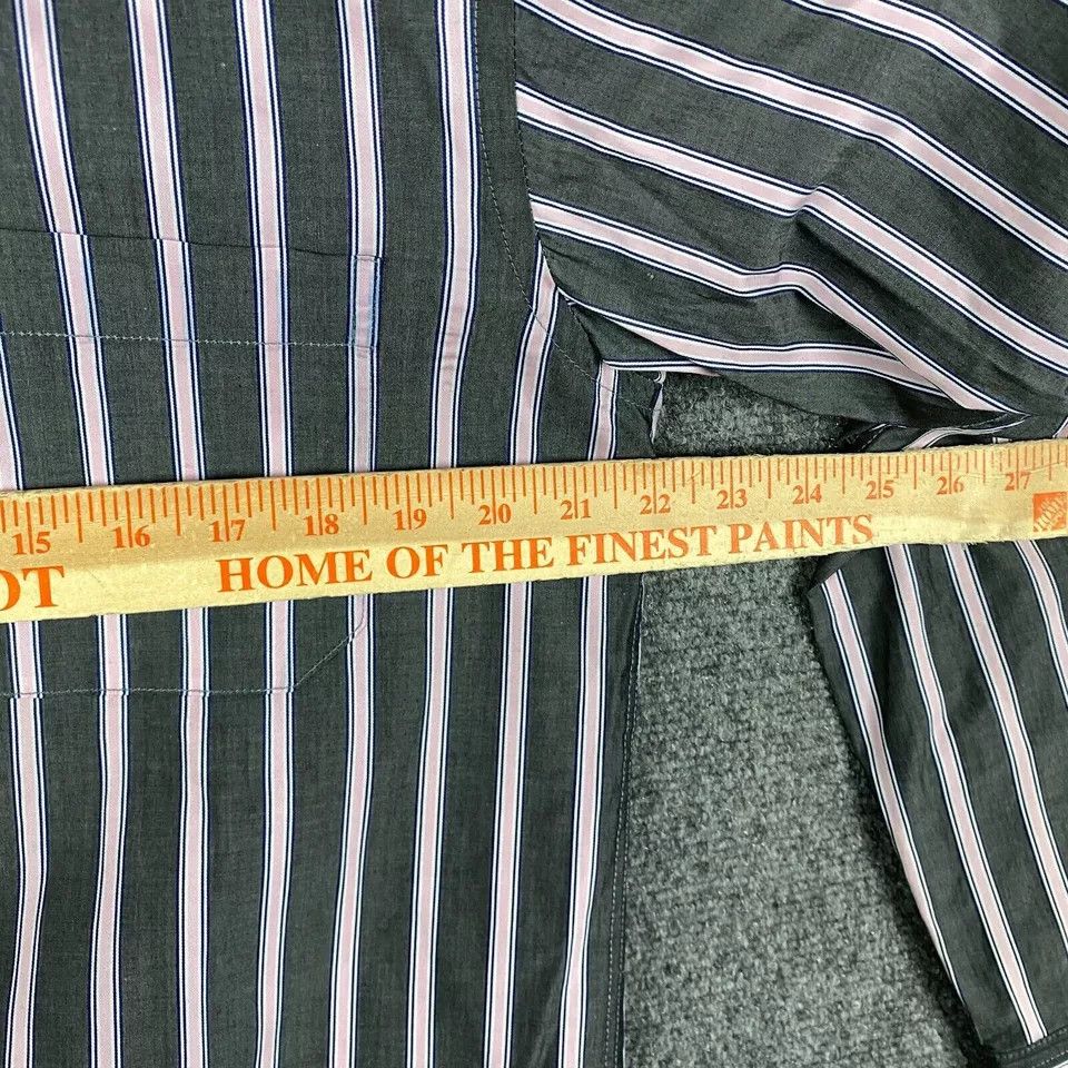 Other Enzone Button Up Shirt Men's Medium Striped Long Sleeve M Size US M / EU 48-50 / 2 - 5 Thumbnail