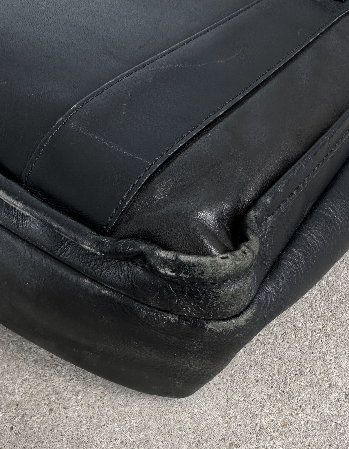 Yohji Yamamoto Yohji Yamamoto Y's Vintage Leather Hand Tote Bag K7 Size ONE SIZE - 6 Thumbnail
