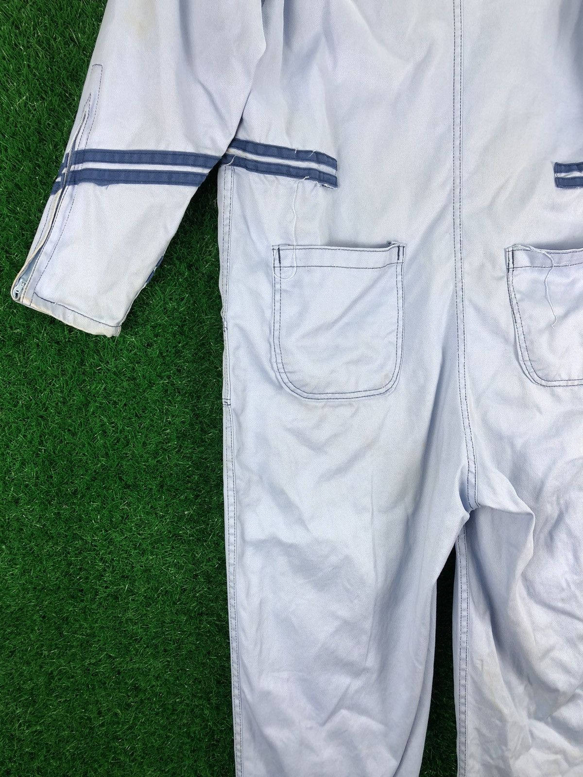 Uniform Wares Vintage 90's Toyota Tecno Coverall Zip up Size US 35 - 6 Thumbnail