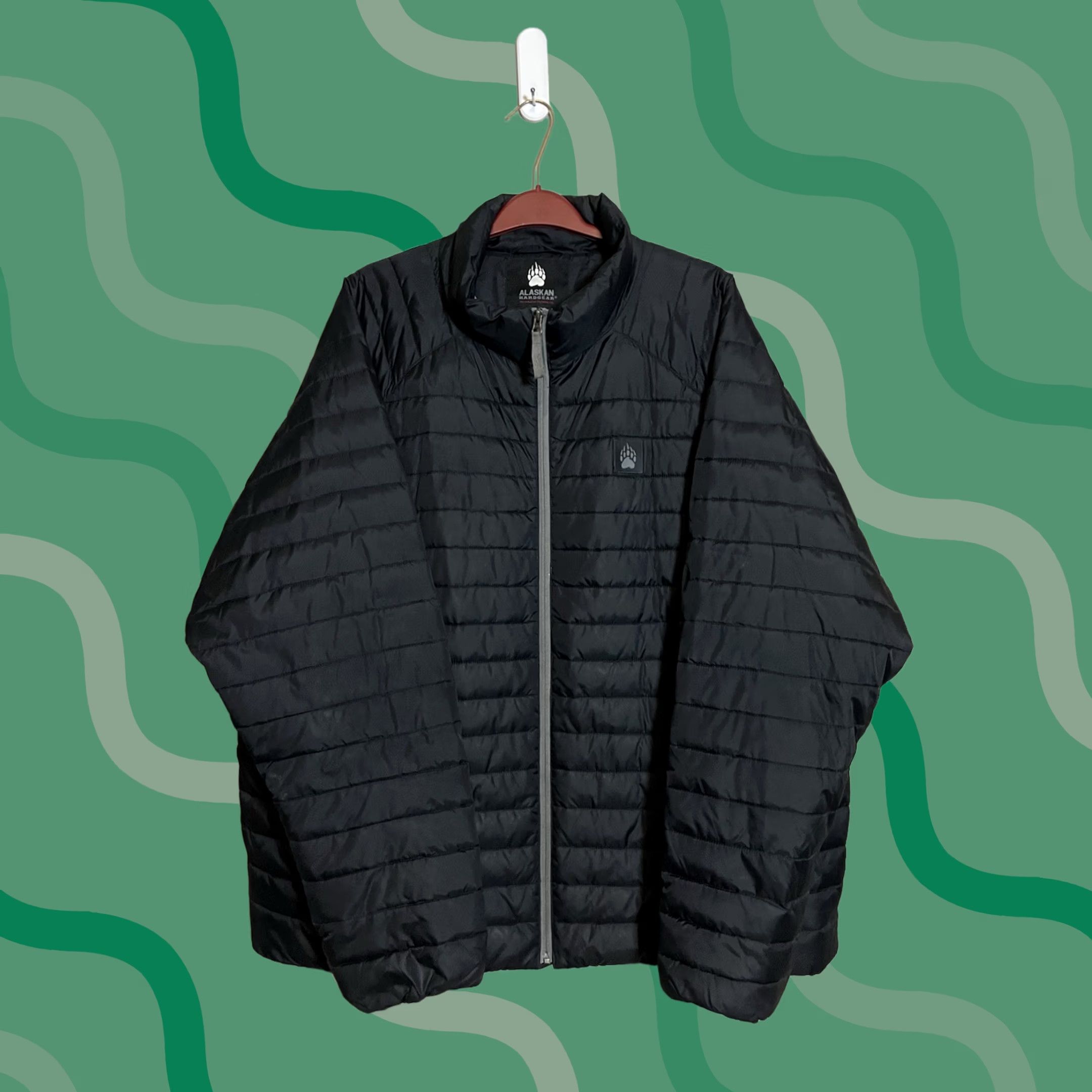 Vintage Duluth AKHG Puffin Black 3XL Jacket Mens Mid-Length Puffer Zip Full Zip Pockets Logo Size US XXL / EU 58 / 5 - 1 Thumbnail