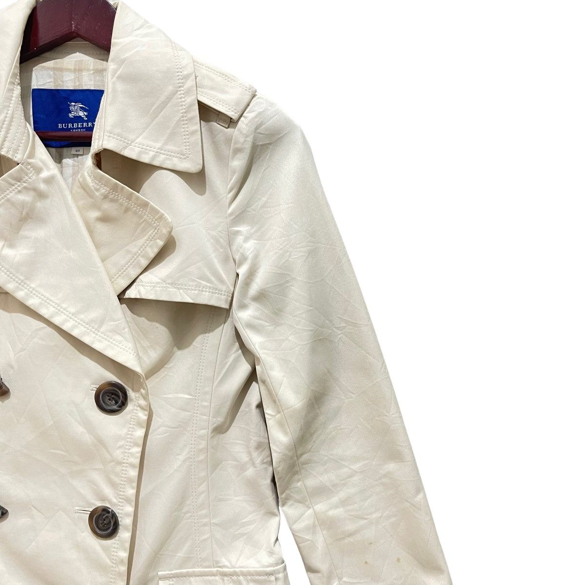 Burberry × Burberry Prorsum × Designer Burberry Blue Label Trench Coat Size S / US 4 / IT 40 - 4 Thumbnail