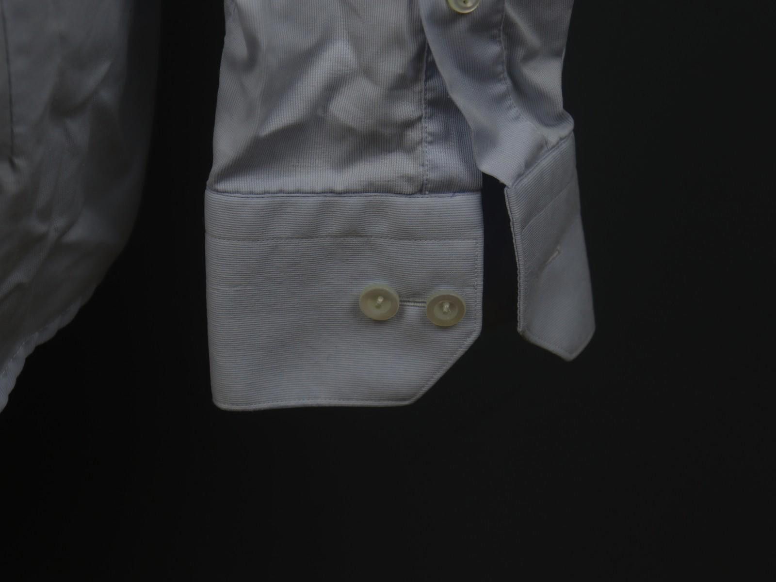 Eton Eton Blue 100% Cotton Collared Dress Shirt Size 40 Size 38R - 10 Thumbnail