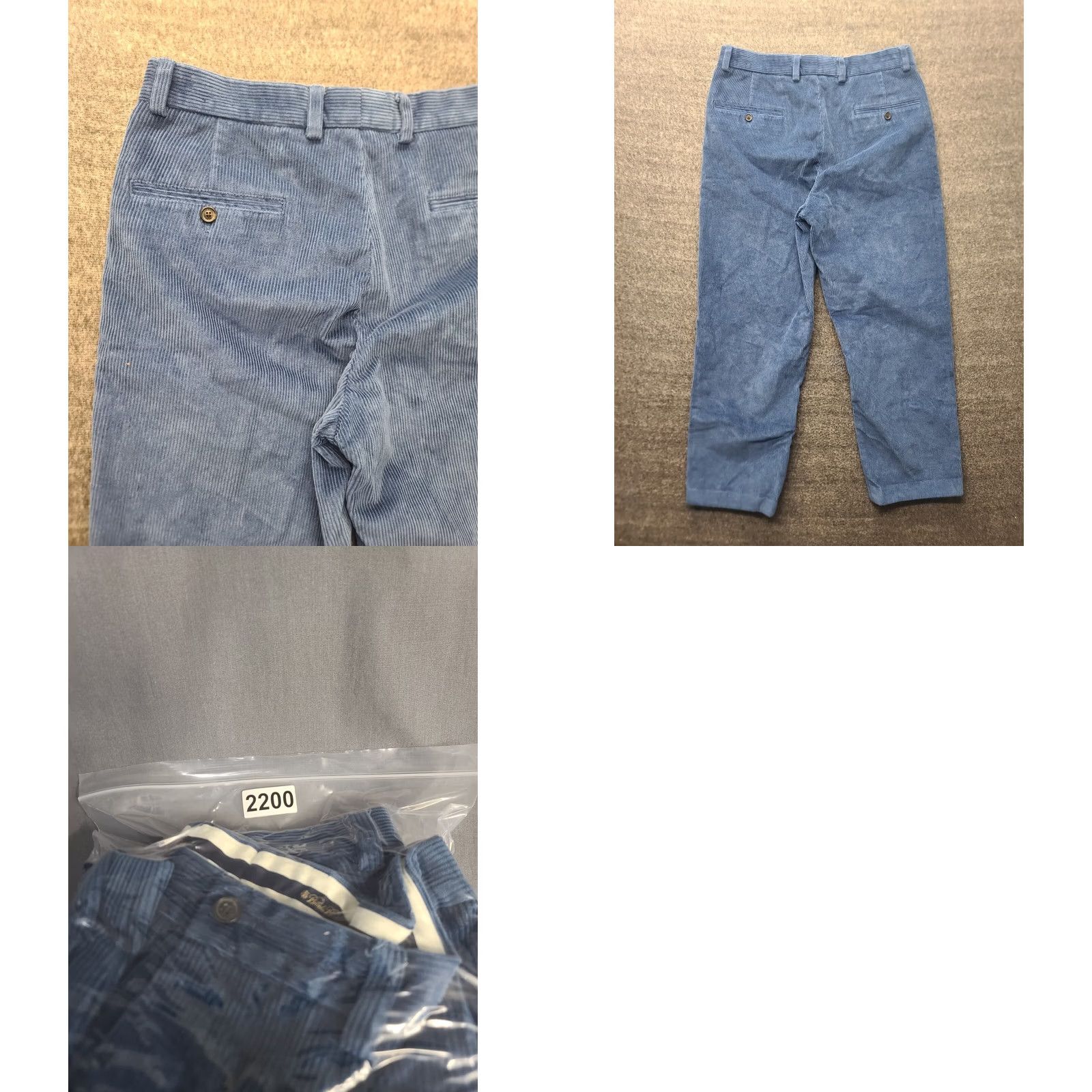 Brooks Brothers Brooks Brothers Hudson Corduroy Pants Mens 32x30 Regular Fit Straight Leg Blue Size US 34 / EU 50 - 9 Thumbnail