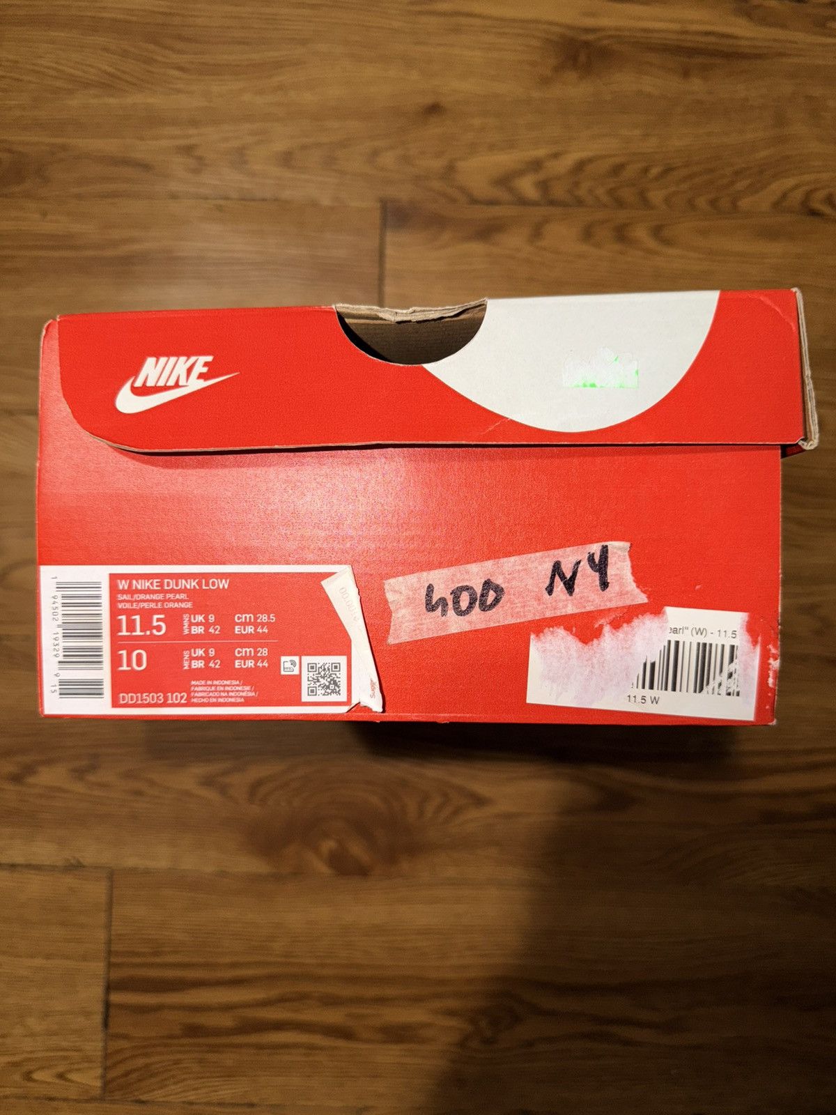 Nike Nike Dunk Low Orange Pearl (Women's) Size 11.5 Women’s Size US 10 / EU 43 - 5 Thumbnail