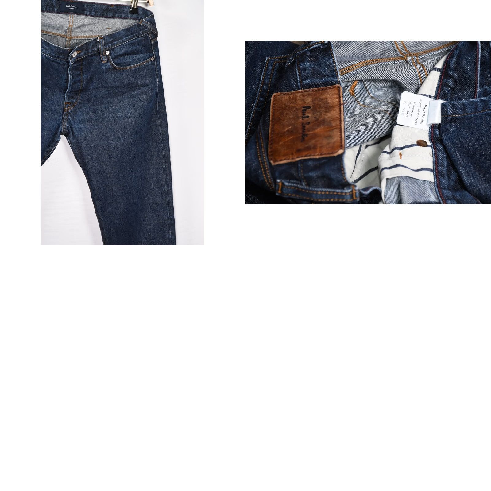 Paul Smith Paul Smith Jeans Button Fly Men's Straight Jeans size 36R Blue Denim Cotton Regular 36R 30in Inseam Mens Jeans 36 R Vintage? No Size US 36 / EU 52 - 8 Thumbnail