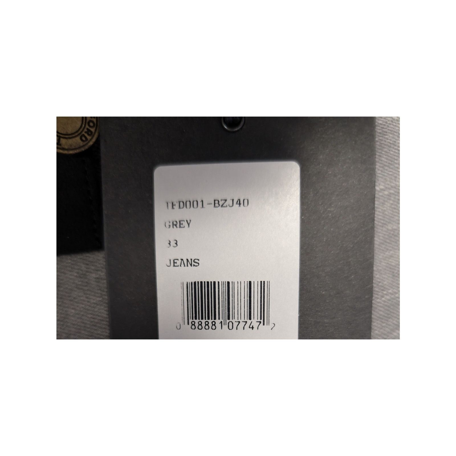 Tom Ford o1rshd1 Slim Denim Jeans in Grey Size US 33 - 22 Thumbnail