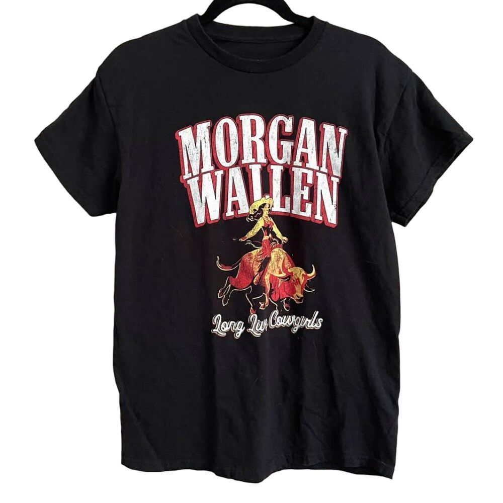 Other Morgan Wallen Black Long Live Cowgirls T-Shirt - Medium Size US M / EU 48-50 / 2 - 6 Thumbnail
