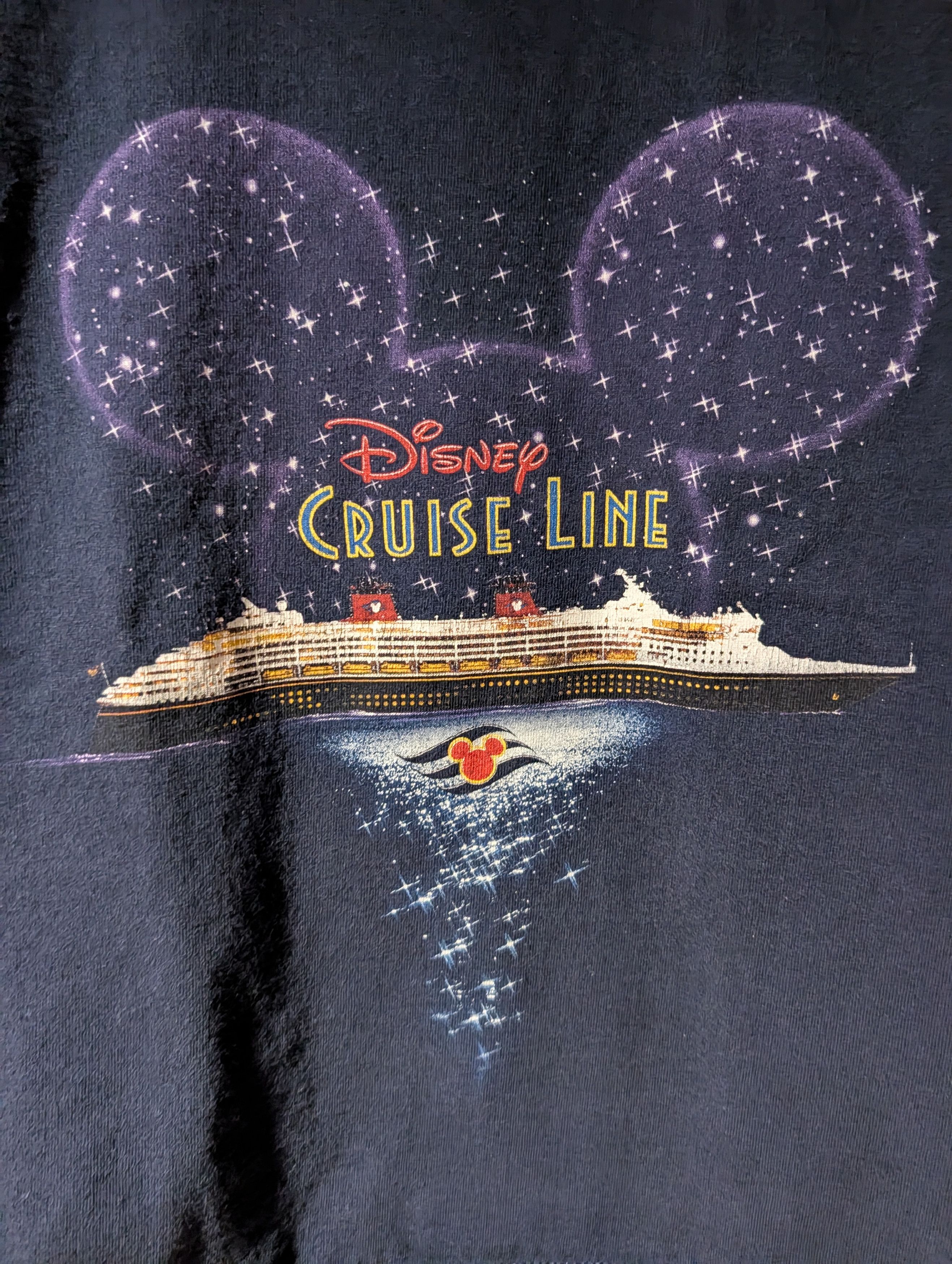 Disney Vintage Disney Cruise Line 2001 Mickey T-Shirt Boys Med Size US M / EU 48-50 / 2 - 2 Thumbnail