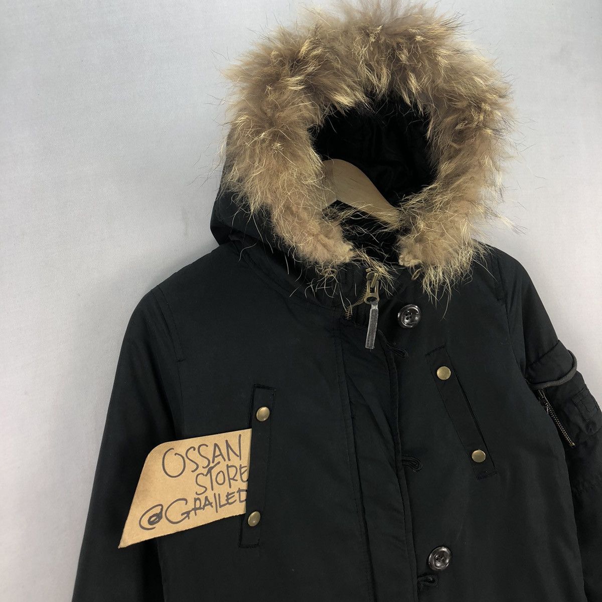 Japanese Brand Ozoc Faux Fur Type-A Non Combat Army Parka Jacket Size US XS / EU 42 / 0 - 2 Thumbnail