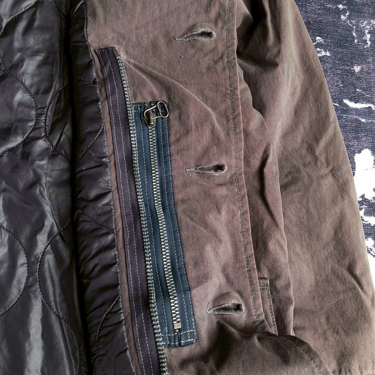 Nigel Cabourn Vintage Nigel Cabourn Quilted Lined Work Jacket Size US XL / EU 56 / 4 - 7 Thumbnail