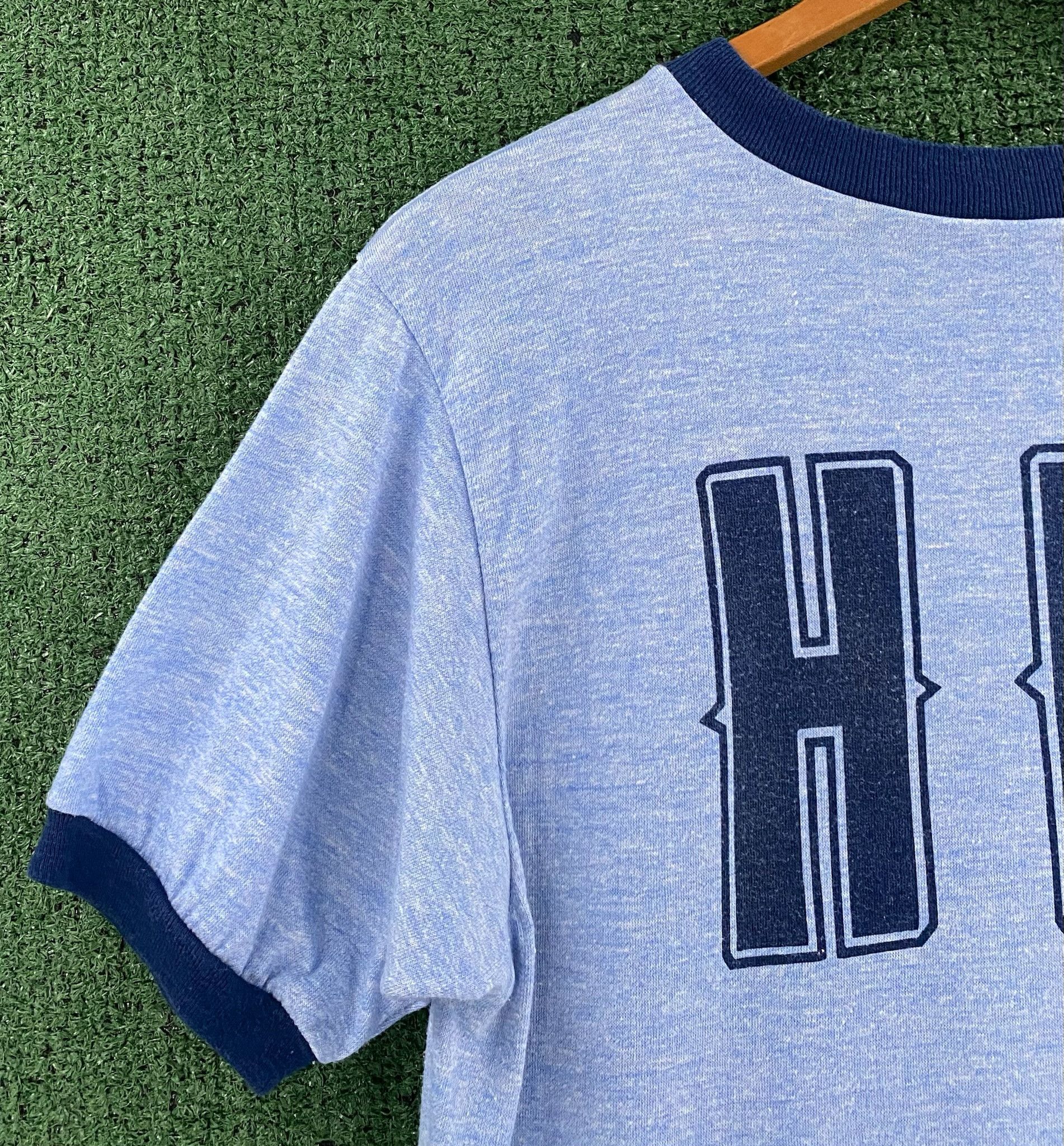 Vintage 80’s HIS Single Stitch Tri-Blend Ringer T-Shirt Small Size US S / EU 44-46 / 1 - 3 Thumbnail