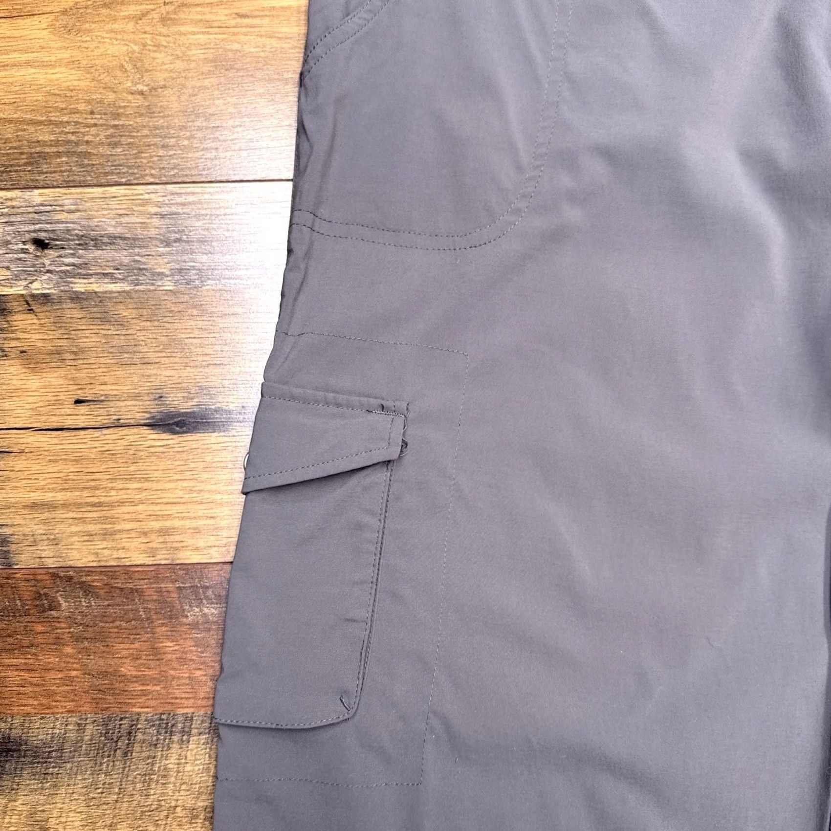 Vintage Lucy Cargo Pants Wide Leg Gray XL High Rise Stretch Women's Pants Size 40" / US 18 - 5 Thumbnail