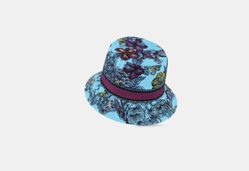 Dior o1w1db10325 Size: OS / 34TDV92 Bucket Hat / Cap Size ONE SIZE - 3 Thumbnail