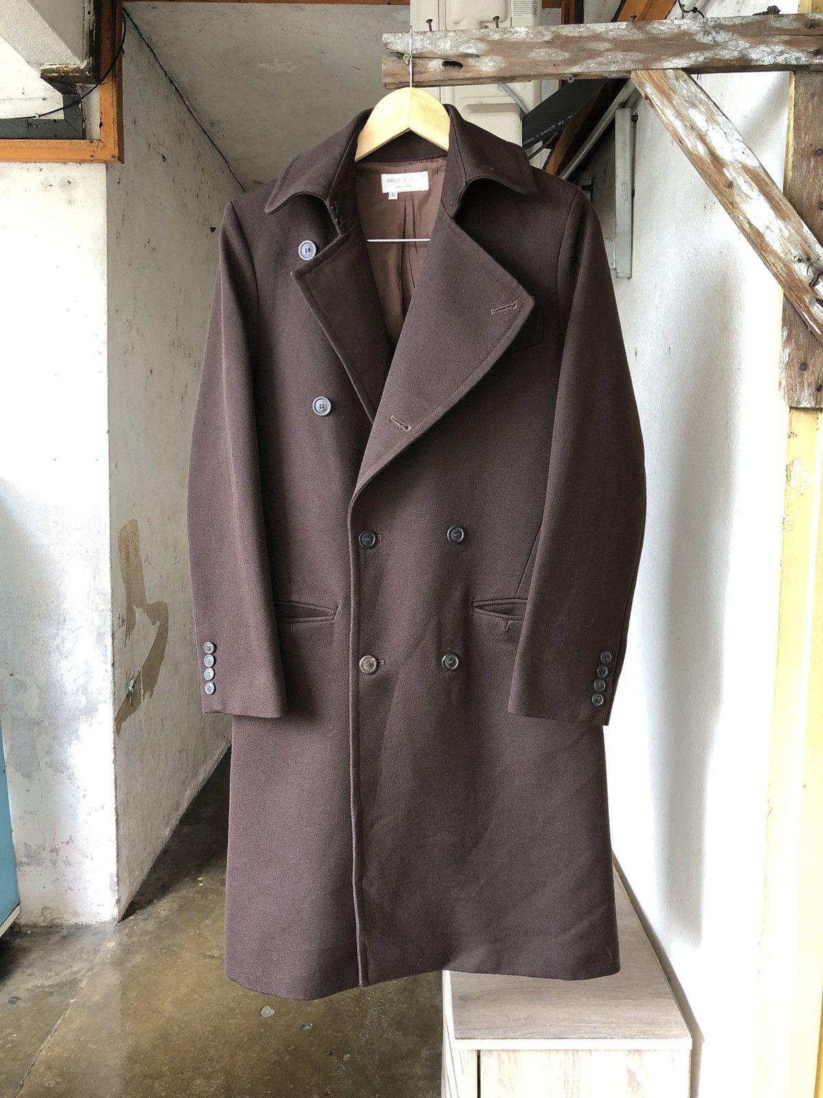 Vintage Luxury❗️France Taylor Paul & Joe Heavy Long Coat Size US S / EU 44-46 / 1 - 15 Thumbnail