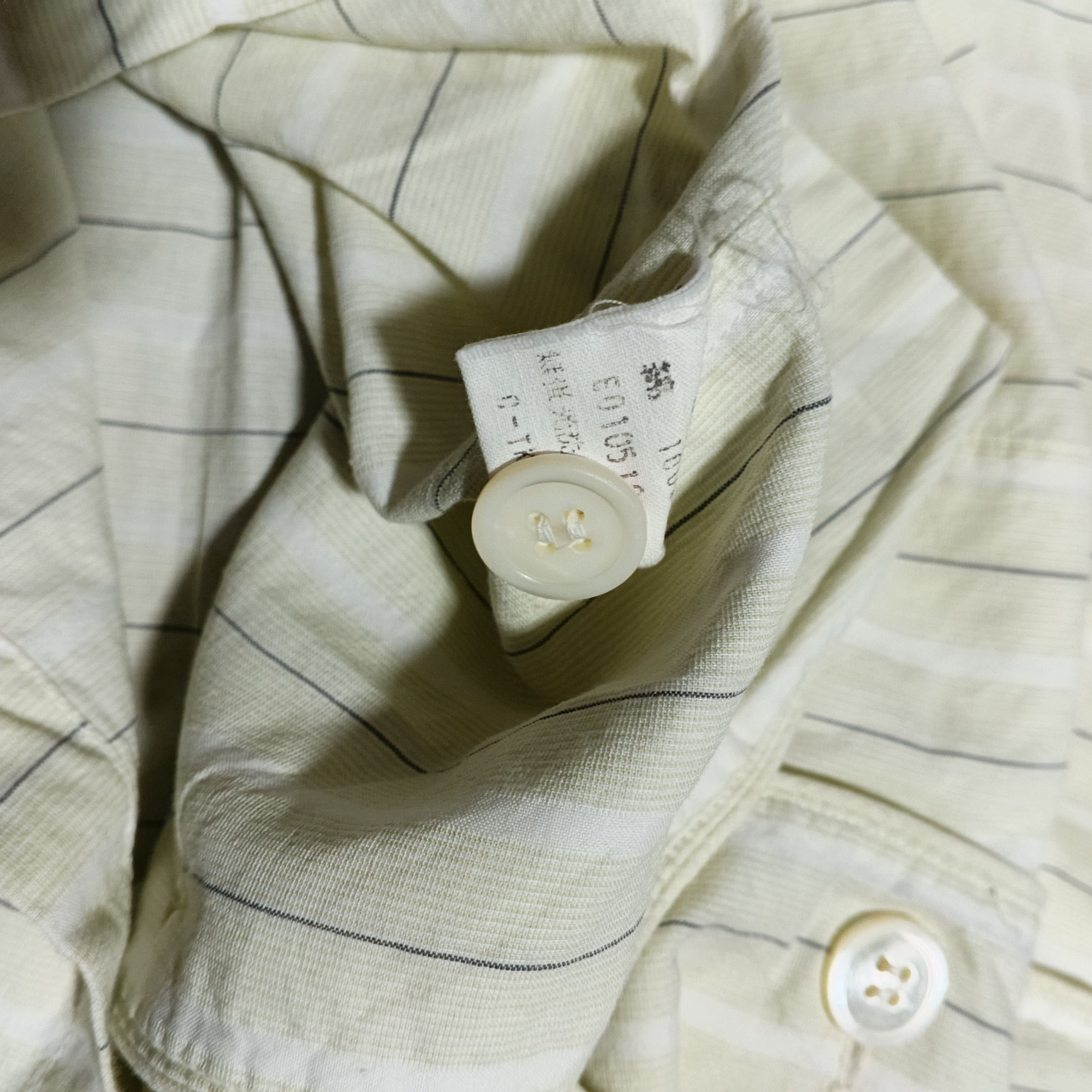 Issey Miyake Vintage Japanese Brand Issey Miyake Linen Blend Stripes Size US M / EU 48-50 / 2 - 8 Thumbnail
