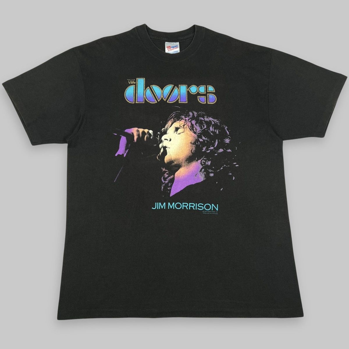 Band Tees Vintage 1990 The Doors Dance on Fire Glitter Version T Shirt Size US XL / EU 56 / 4 - 1 Thumbnail
