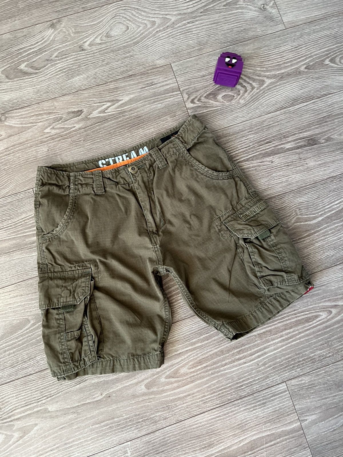 Alpha Industries Alpha Industries Stream Cargo Military Flyer Crew Shorts Size US 33 - 7 Thumbnail