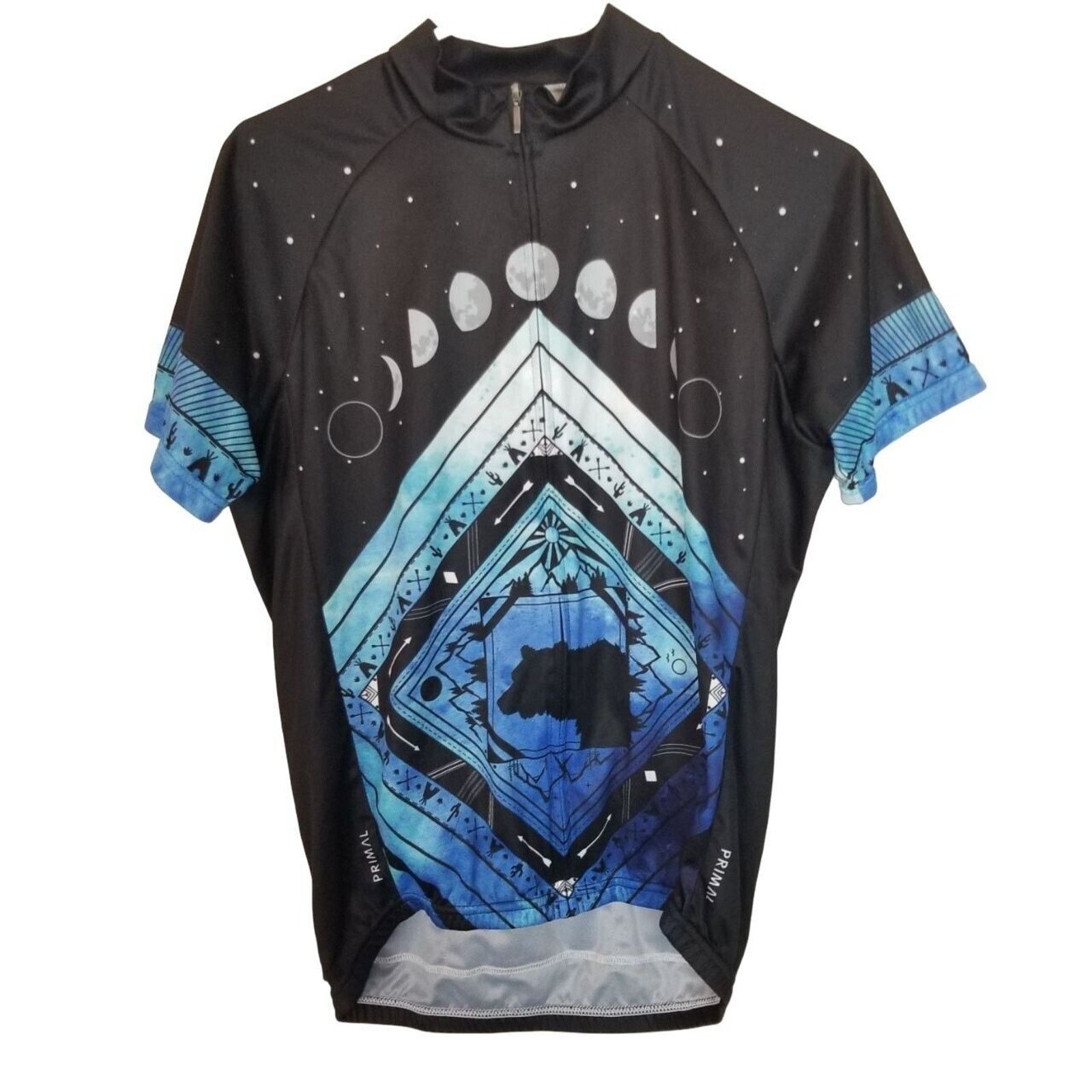 Primark Primal Mens Call Into The Wild Bike Shirt Cycle Jersey M Size US M / EU 48-50 / 2 - 2 Thumbnail