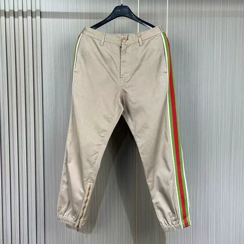 Gucci Gucci Webbing Logo Trousers 2502-Nextarrow Size US 28 / EU 44 - 1 Thumbnail