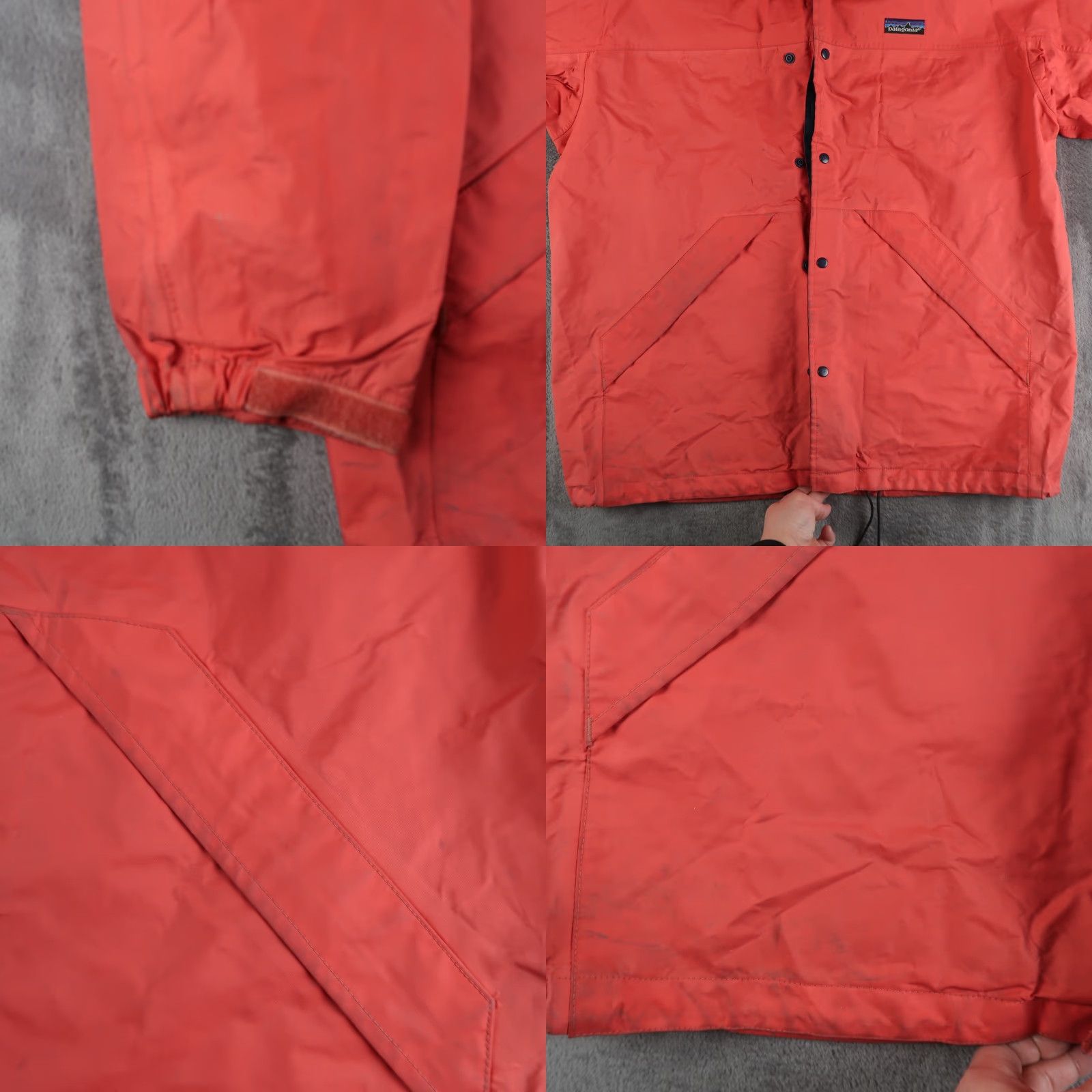 Patagonia VINTAGE Patagonia Parka Jacket Men S Salmon Pink 90s Outdoor Winter Windproof Hooded Full Zip Mid-Length Size US S / EU 44-46 / 1 - 8 Thumbnail