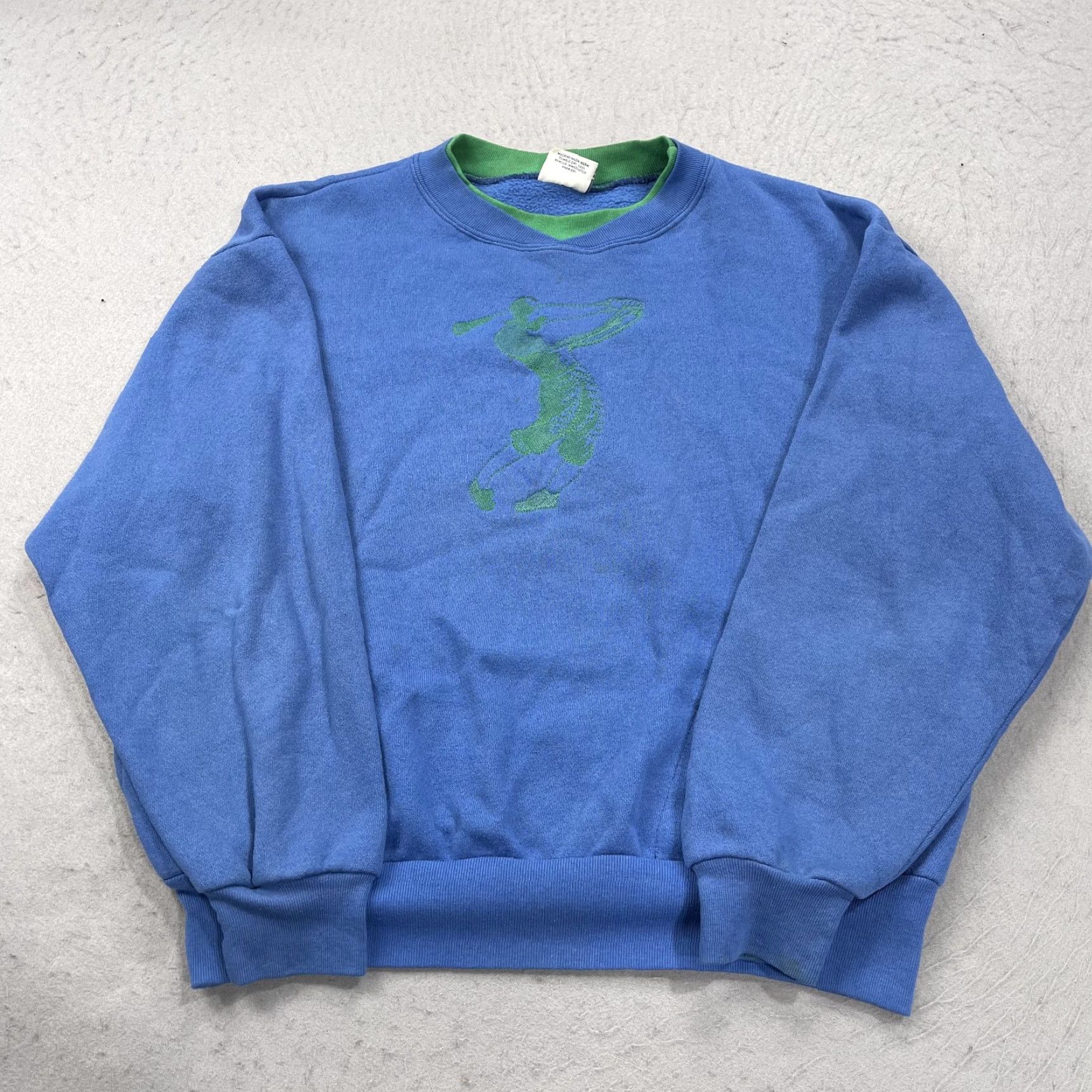 Vintage VINTAGE Pioneer Golf Sweatshirt Mens L Blue Embroidered 90s Crewneck "Pullover" (Note: only use words from original title; adjust punctuation minimal) Size US L / EU 52-54 / 3 - 2 Thumbnail