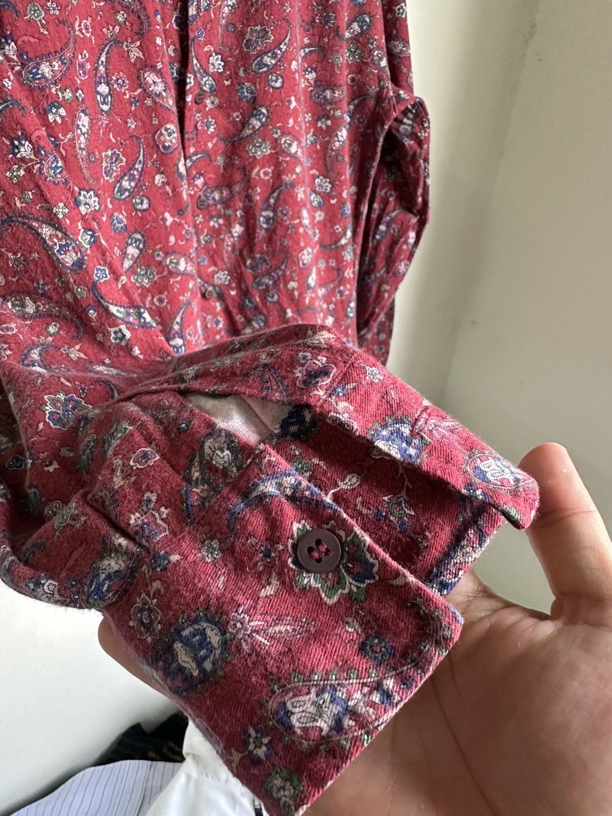 Japanese Brand × Vintage Vintage Hide Sakamoto Paisley Boxy Button Up Shirt Size US M / EU 48-50 / 2 - 5 Thumbnail