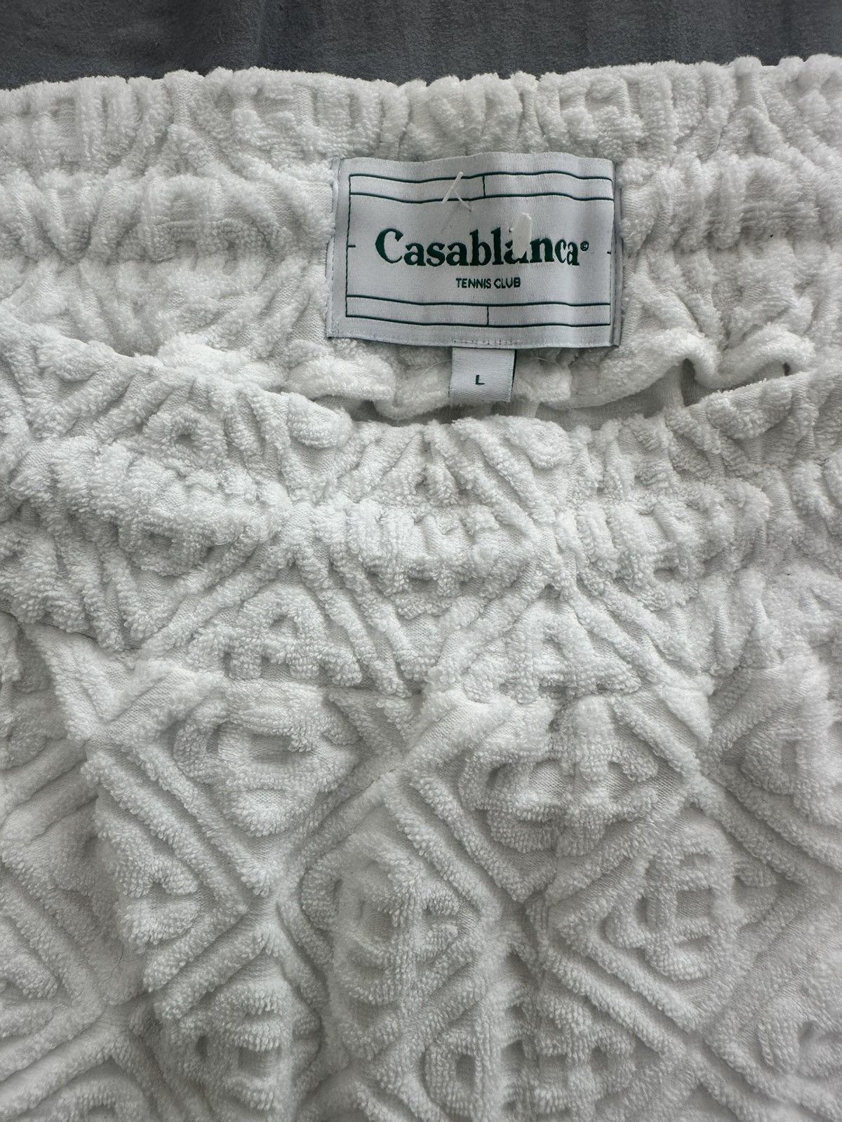 Casablanca Casablanca Monogram Jacquard Towelling Shorts sz Large Size US 34 / EU 50 - 4 Thumbnail