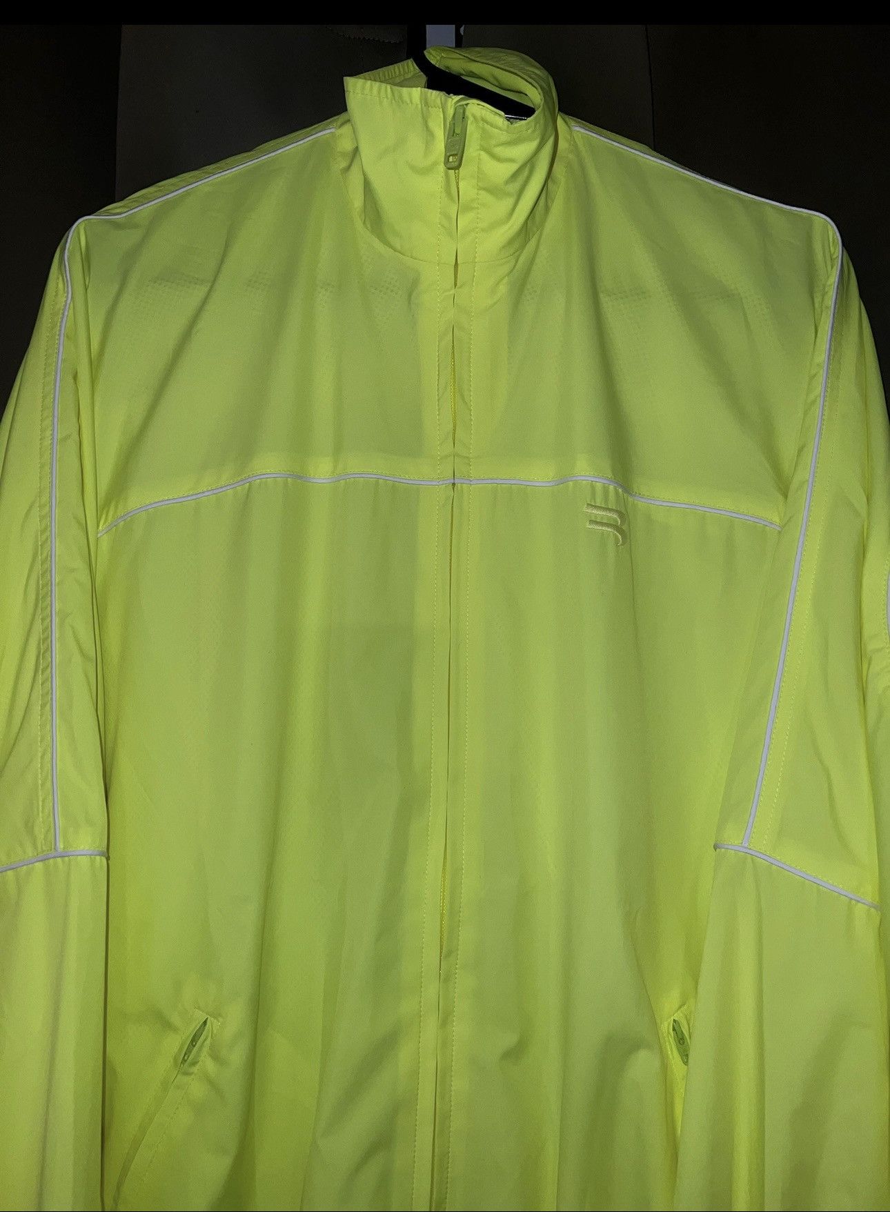 Balenciaga Balenciaga Neon Yellow Windbreaker Size XXS / US 00 / IT 34 - 2 Thumbnail