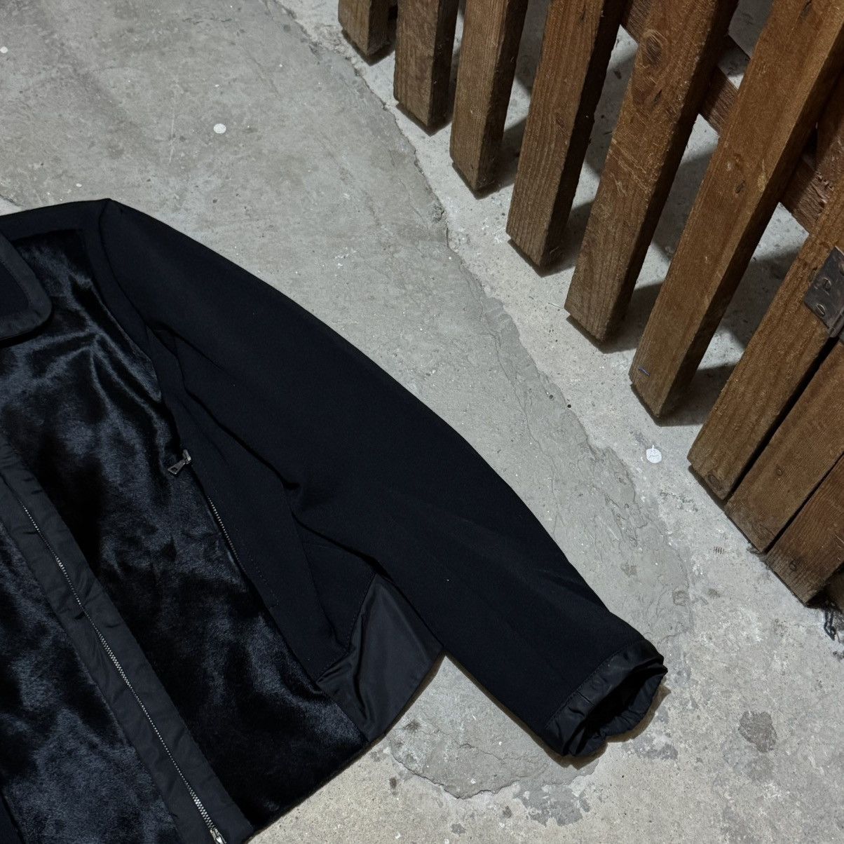 Prada × Vintage Prada FW99 calf fur nylon jacket Size US S / EU 44-46 / 1 - 9 Thumbnail