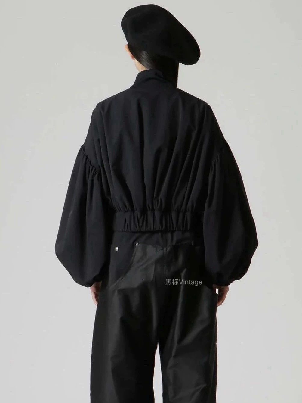 Yohji Yamamoto Yohji Yamamoto 22AW Vintage Collar Bomber Jacket Wmn S2 9/10 Size XS / US 0-2 / IT 36-38 - 3 Thumbnail