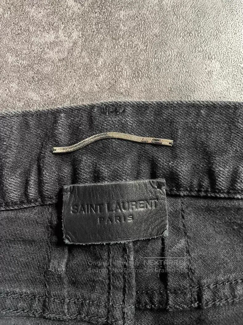 Saint Laurent Paris Saint Laurent Paris Black Gray Washed Patch Distressed Den Size US 30 / EU 46 - 7 Thumbnail