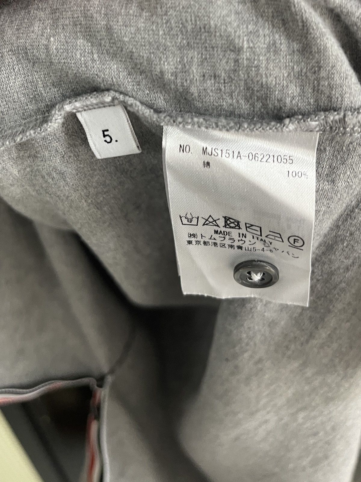 Thom Browne Thom Browne Long Sleeves T-shirt Size US XL / EU 56 / 4 - 6 Thumbnail