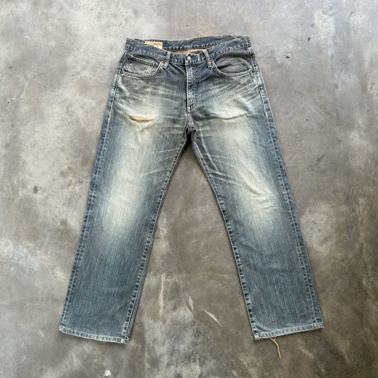 Japanese Brand Vintage Edwin Rusty Faded Distressed Denim Jean Pant Size US 34 / EU 50 - 1 Thumbnail